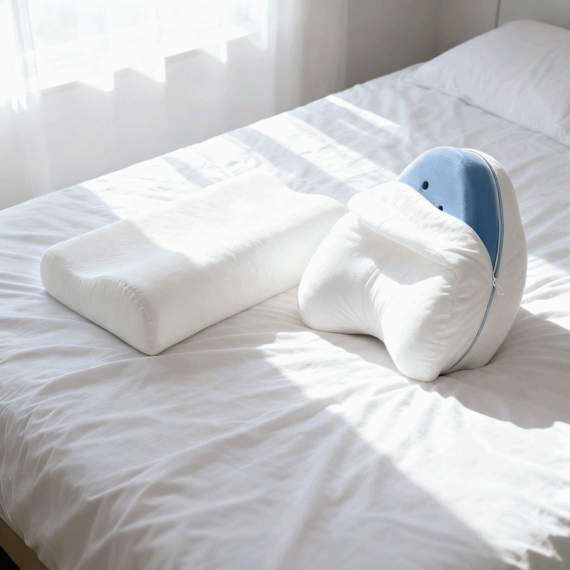 Pack Almohada Ortopédica + Cojín para Piernas