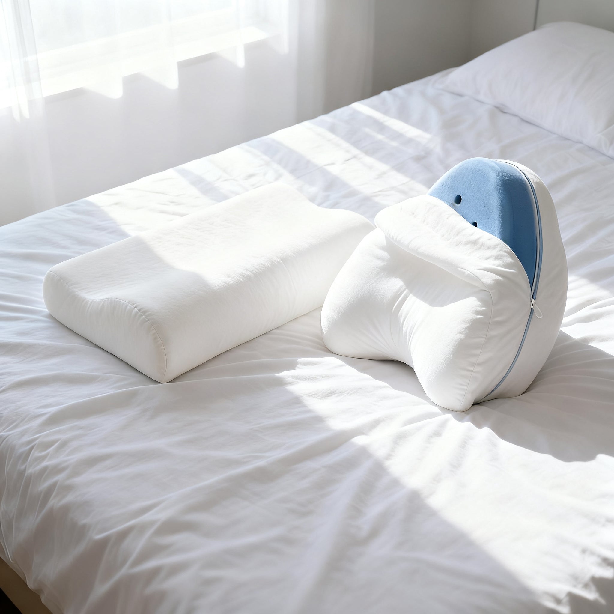 Pack Almohada Ortopédica + Cojín para Piernas